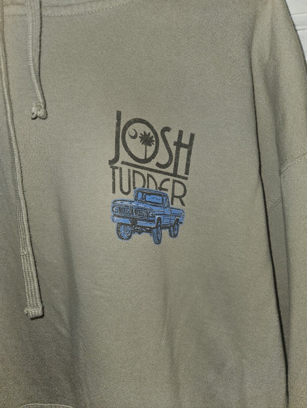 Josh Turner Hoodie Xl..cement Gray - Picture 3 of 12